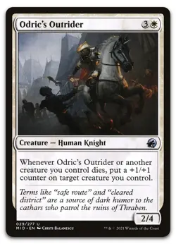 Odric's Outrider #29 (NM) Midnight Hunt MID Magic MTG - Image 1