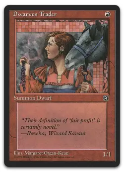 Dwarven Trader (NM) Homelands HML Magic MTG - Image 1