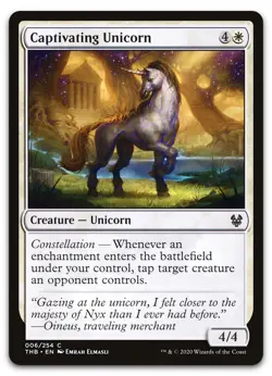 Captivating Unicorn #6 (NM) Theros Beyond Death THB Magic MTG - Image 1