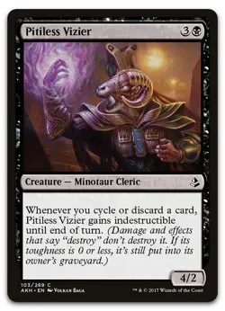 Pitiless Vizier #103 (NM) Amonkhet AKH Magic MTG - Image 1