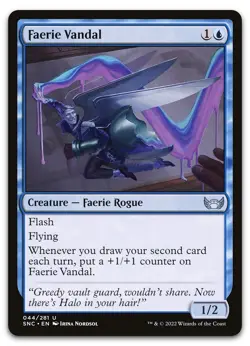 Faerie Vandal #44 (NM) Streets New Capenna SNC Magic MTG - Image 1