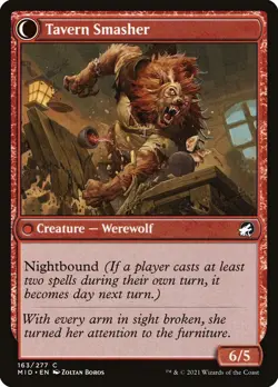 Tavern Ruffian #163 (NM) Midnight Hunt MID Magic MTG - Image 2