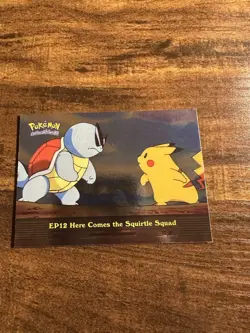 #EP12 Here Comes The Squirtle Squad foil Topps Pokemon TV Animation Series 2 - Image 1