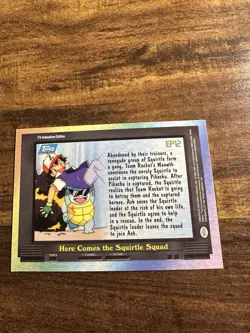 #EP12 Here Comes The Squirtle Squad foil Topps Pokemon TV Animation Series 2 - Image 2