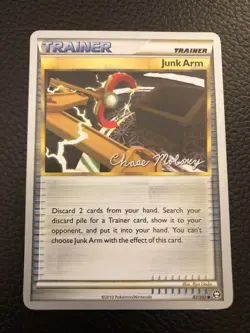 Pokemon Trainer Junk Arm World Champion 2012 Igor Costa 87/102 Uncommon - Image 1
