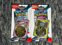Pokemon TCG Paradox Rift Promo Checklane Blister Booster Packs Lot Of 2 - Image 1