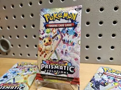 Pokemon TCG Prismatic Evolutions Booster Pack Factory Sealed (Single Pack) - Image 2