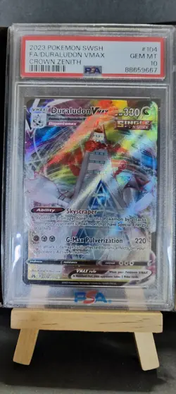 Duraludon VMAX 104/159 Crown Zenith 2023 Pokemon TCG PSA 10 Gem Mint - Image 1