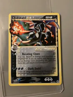 Pokemon 2006 EX Dragon Frontiers Gold Star #100 Charizard-Holo Used - Image 1