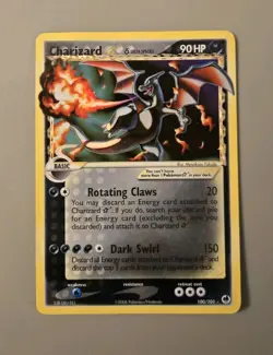 Pokemon 2006 EX Dragon Frontiers Gold Star #100 Charizard-Holo Used - Image 2