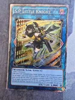 Yugioh S:P Little Knight RA03-EN049 Platinum Secret Rare NM 1st Edition - Image 1