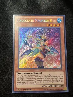 Yugioh Chocolate Magician Girl MVP1-ENS52 Secret Rare 1st Ed NM - Image 1