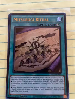 Yugioh Mitsurugi Ritual SUDA-EN095 Ultra Rare 1st Ed NM Same Day Free Shipping! - Image 1