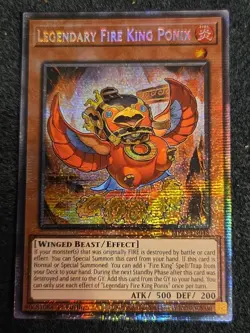 Yugioh Legendary Fire King Ponix MP25-EN048 Starlight Rare 1st Ed Near Mint - Image 1