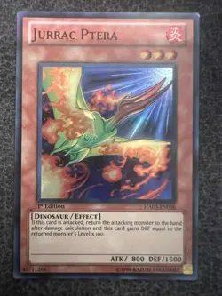 Yugioh Jurrac Ptera HA03-EN006 Super Rare 1st Edition NM - Image 1