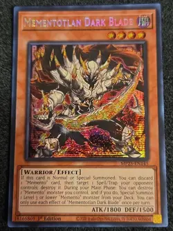 Yugioh! TCG - Mementotlan Dark Blade - Prismatic Secret Rare - MP25-EN145 - Image 1