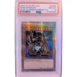 PSA 10 2023 YuGiOh DARK MAGICIAN Quarter Century Rare ATTRIBUTE Error LC01-EN005 - Image 2