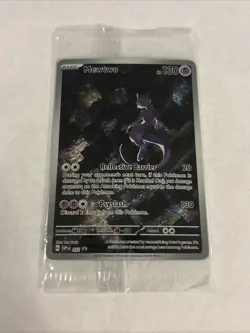 Mewtwo SV: Scarlet & Violet Promo Cards SVP 052 UPC Sealed Near Mint - Image 1