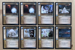 GANDALF (RARE) COLLECTION (LORD OF THE RINGS TCG, LOT OF 8 RARE CARDS) - Image 1