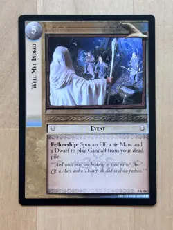 GANDALF (RARE) COLLECTION (LORD OF THE RINGS TCG, LOT OF 8 RARE CARDS) - Image 3