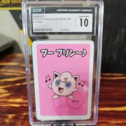 2019 Jigglypuff POKEMON Playing Card Old Maid JAPANESE CGC GEM MINT 10 - Image 1