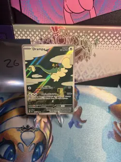 Pokemon TCG Drampa Temporal Forces Illustration Rare Card 184/162 NM Condition - Image 4
