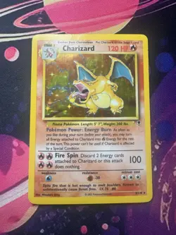 Pokemon TCG Charizard Legendary Collection Reverse Holo Rare Card 3/110 - Image 2