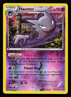 Haunter 59/162 Reverse Holo XY BREAKthrough Pokemon Card - Image 1
