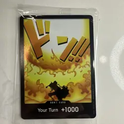 Portgas D Ace One Piece Foil Don Card Promo Sealed Devil Fruit Collection Vol 2 - Image 1