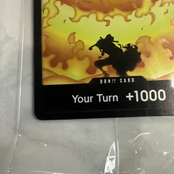 Portgas D Ace One Piece Foil Don Card Promo Sealed Devil Fruit Collection Vol 2 - Image 5