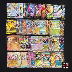 Bulk Lot of 100 V ex VMAX VSTAR LP No duplicates Japanese Pokemon Card R437 - Image 1