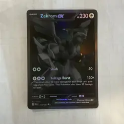 Zekrom EX Black Bolt English BWR 172/086 SV Rare Card Near Mint - Image 1