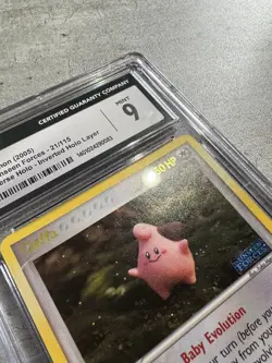 Pokemon Card Cleffa Rev Holo CGC 9 Mint, EX Unseen Forces 21/115, 2005 (1) - Image 5