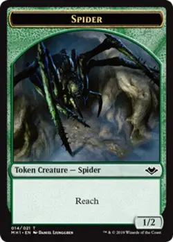 Spider Token (014/021) - Foil MTG Modern Horizons NM Magic Foil - Image 1