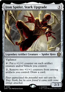 NM - Iron Spider, Stark Upgrade R Marvel's Spider-Man 166 - Image 1