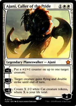 NM - Ajani, Caller of the Pride M Foundations 134 - Image 1