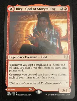 Birgi, God of Storytelling Kaldheim Regular NM - Image 1