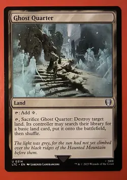 MTG, MAGIC: GHOST QUARTER, LTC, UNCOMMON #0314, REGULAR FINISH, LAND - Image 1