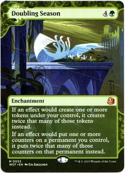 DOUBLING SEASON 52 MAGIC: THE GATHERING WILDS OF ELDRAINE: ENCHANTING TALES WOT - Image 1