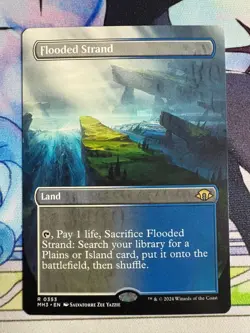 2024 MTG Flooded Strand (Borderless) - Modern Horizons 3 (MH3) #353 - Image 1