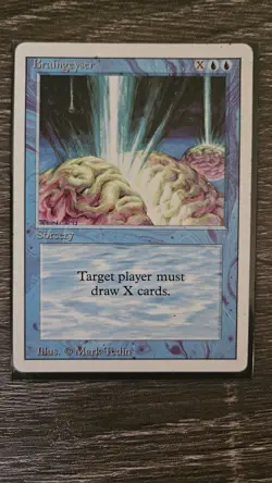 Magic the Gathering Revised Edition (1994) Braingeyser - Image 1
