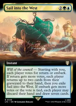 Sail into the West - Extended Art LTC NM MTG - Image 1