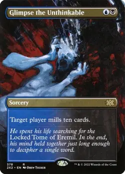 Glimpse the Unthinkable - Extended Art 2X2 NM MTG - Image 1
