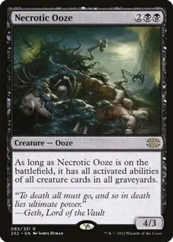 Necrotic Ooze 2X2 NM MTG - Image 1