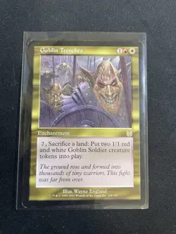 1x Goblin Trenches Apocalypse Magic The Gathering Mtg (Enchantment) (Soldier) - Image 1
