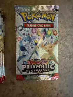 Pokemon Prismatic Evolutions Booster Pack Single Sealed Booster - Image 4
