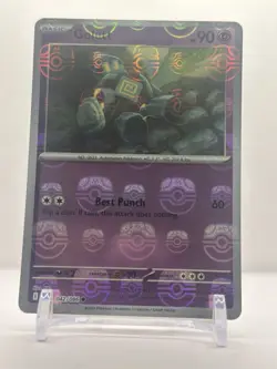 Golett (Master Ball Pattern) 042/086Sv: Black Bolt Holo NM - Image 1