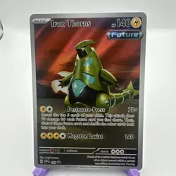Pokemon Iron Thorns 098 Illustration Rare Holo Black Star Promo SVP NM - Image 1