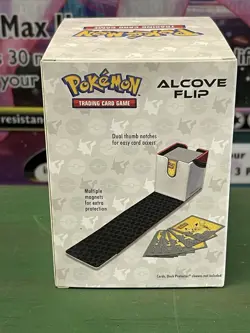 Pokemon Elite Series: Pikachu Alcove Flip Deck Box Organizer Storage Holder - Image 3