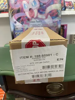 Factory Sealed Pokemon TCG Temporal Forces SV05 Booster Box (6) CASE - Image 1